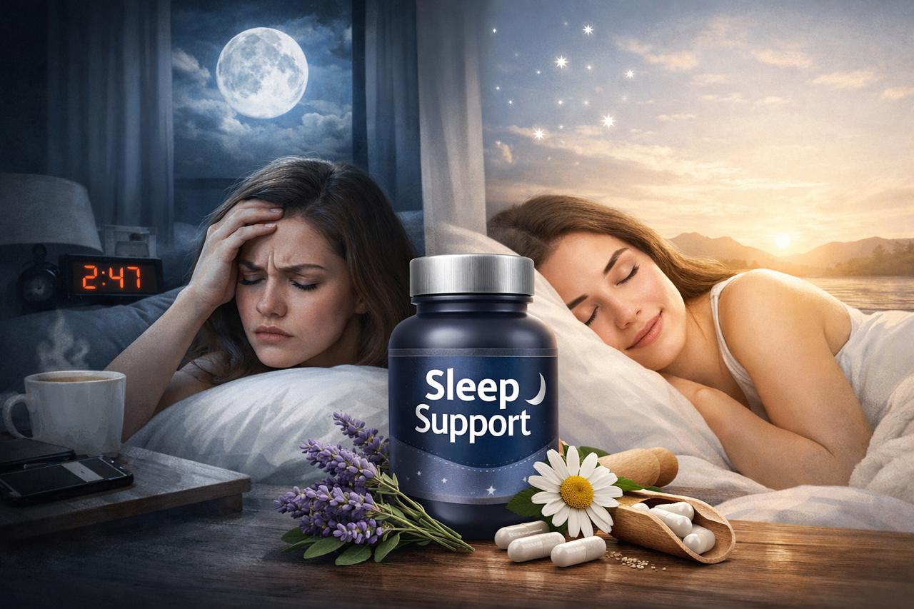 Sleep Support – Helping Promote Restful Sleep & Night-Time Recovery
