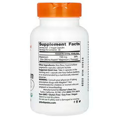 Doctor's Best Brain Magnesium, 90 Veggie Capsules, 50 mg, Supports Cognitive Function