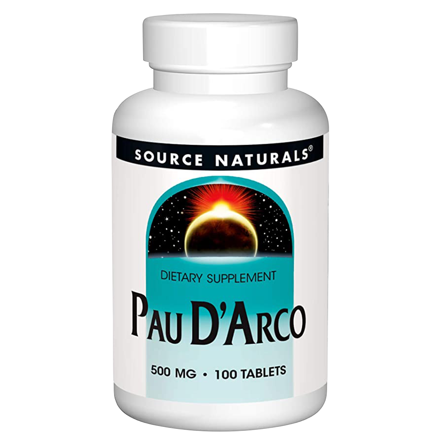 Source Naturals Pau D'Arco, 100 Tablets, 500 mg, Immune System Support