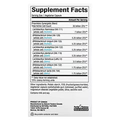 Natural Factors Seniors Multi Probiotic, 35 Billion Active Cells, 30 Veggie Capsules