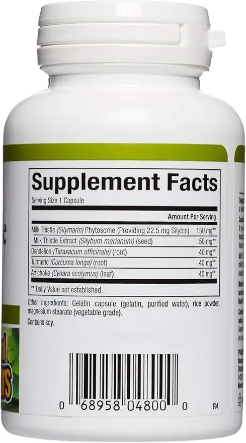 Natural Factors Milk Thistle Phytosome, 150 mg, 90 Capsules, Helps Repair & Regenerate A Liver Damaged