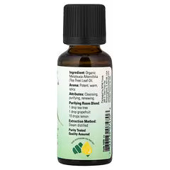 Now 100% Pure & Organic Oil Tea Tree, 30 Ml, 100% Pure & Organic, Quality Assurance