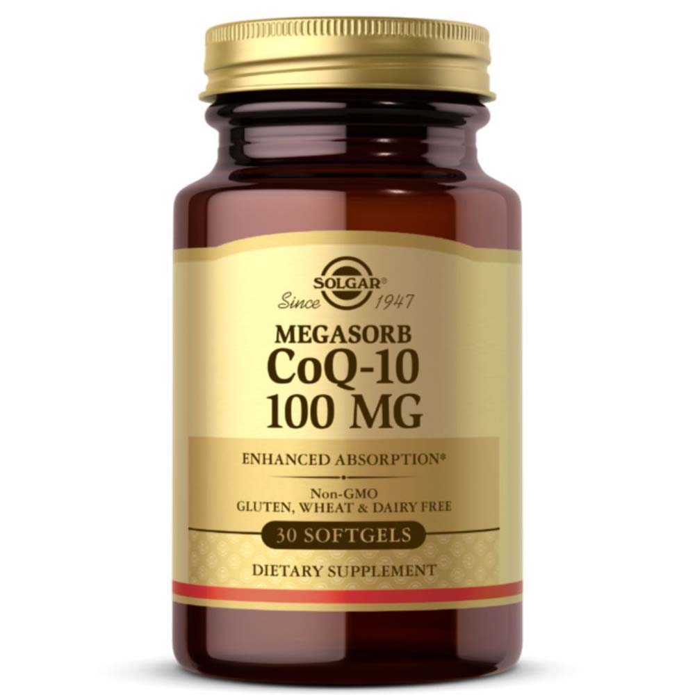 Solgar CoQ10, 30 Softgels, 100 mg, Antioxidant, Promoting Heart Health