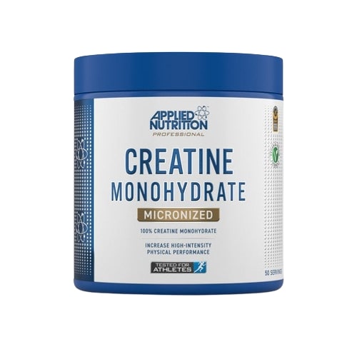 Applied Nutrition Creatine Monohydrate Micronized, Unflavored, 250 Gm, Increases Performance