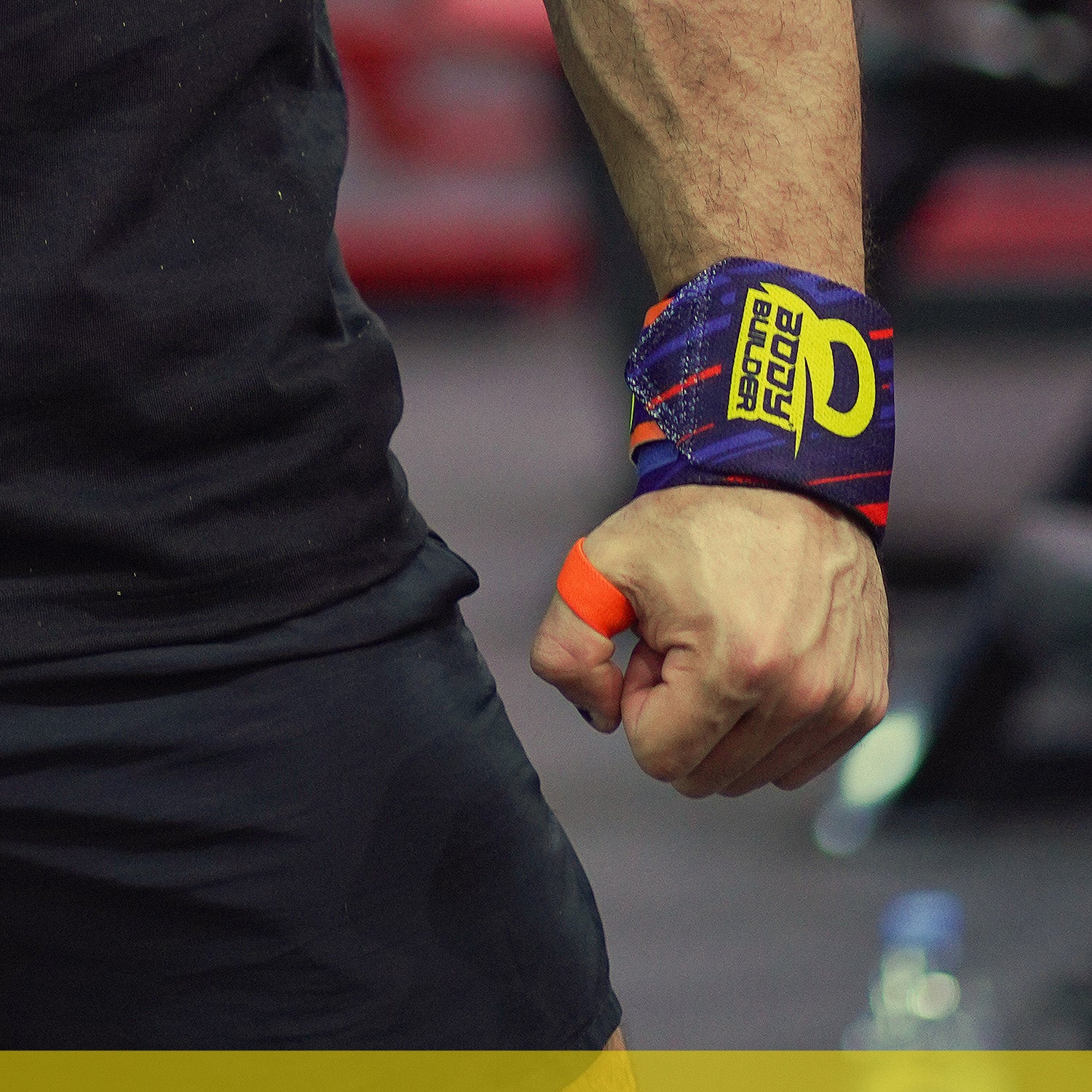 Body Builder Lifting Passion Wrist Wrap, 1 Piece, Comfortable Fit, Ultimate Wrist Support