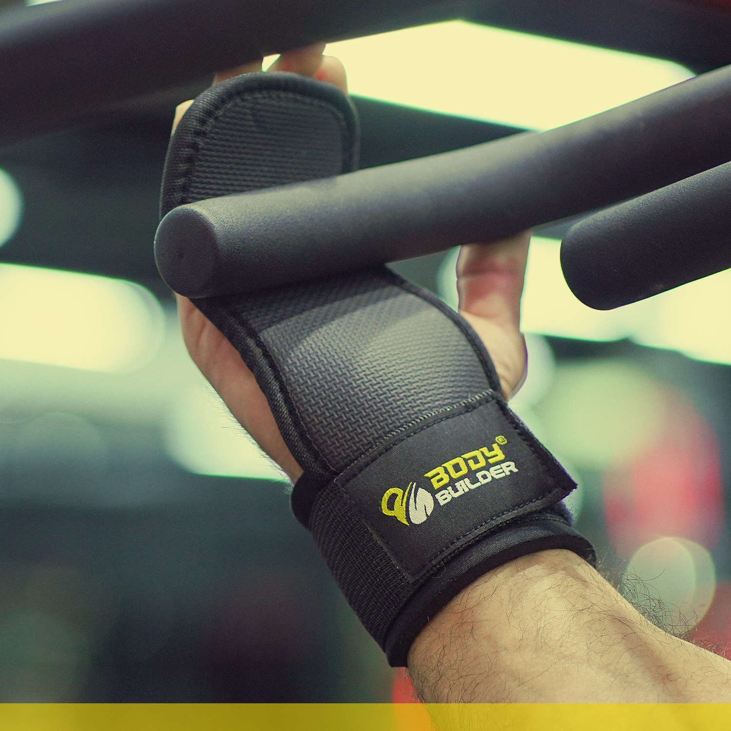 Body Builder Weightlift Grip Neoprene, 1 Piece, Enhanced Grip, Comfortable and Flexible