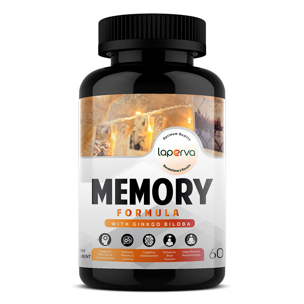 Laperva Memory Formula With Ginkgo Biloba, 60 Veggie Capsules, null, Supports Alertness & Concentration