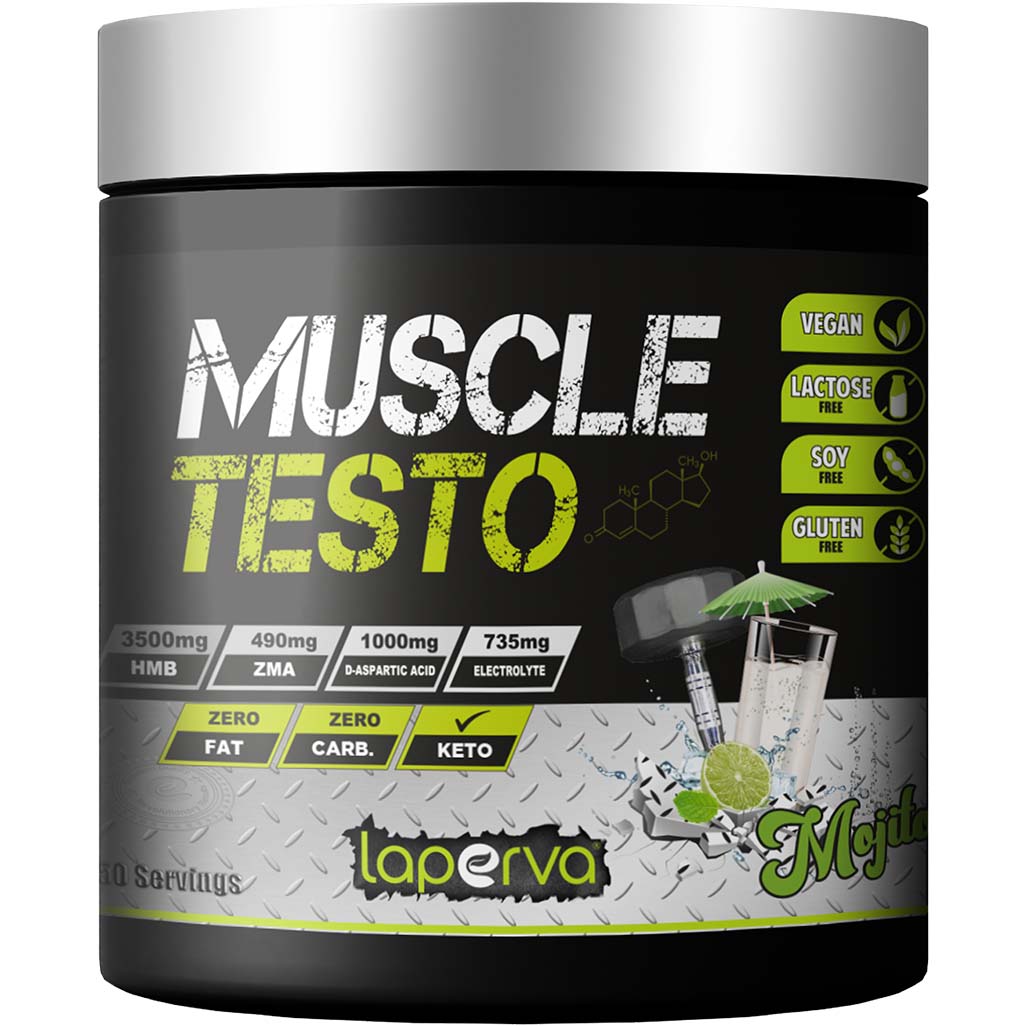 Laperva Muscle Testo, Mojito, 50, Strength Enhancement, Improve Sleep and Recovery