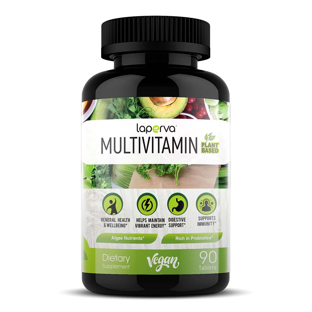 Laperva Plant Based Multivitamin, 90 Tablets, Vegan Plant Based Multivitamin