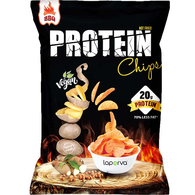 Laperva Protein Chips, Barbecue, 1 Piece, 20 gm Protein and High Fiber