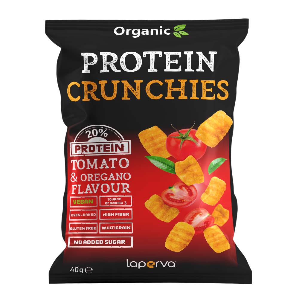 Laperva Protein Crunchies, Tomato & Organo, 1 Piece, Oven-Baked, High Fiber