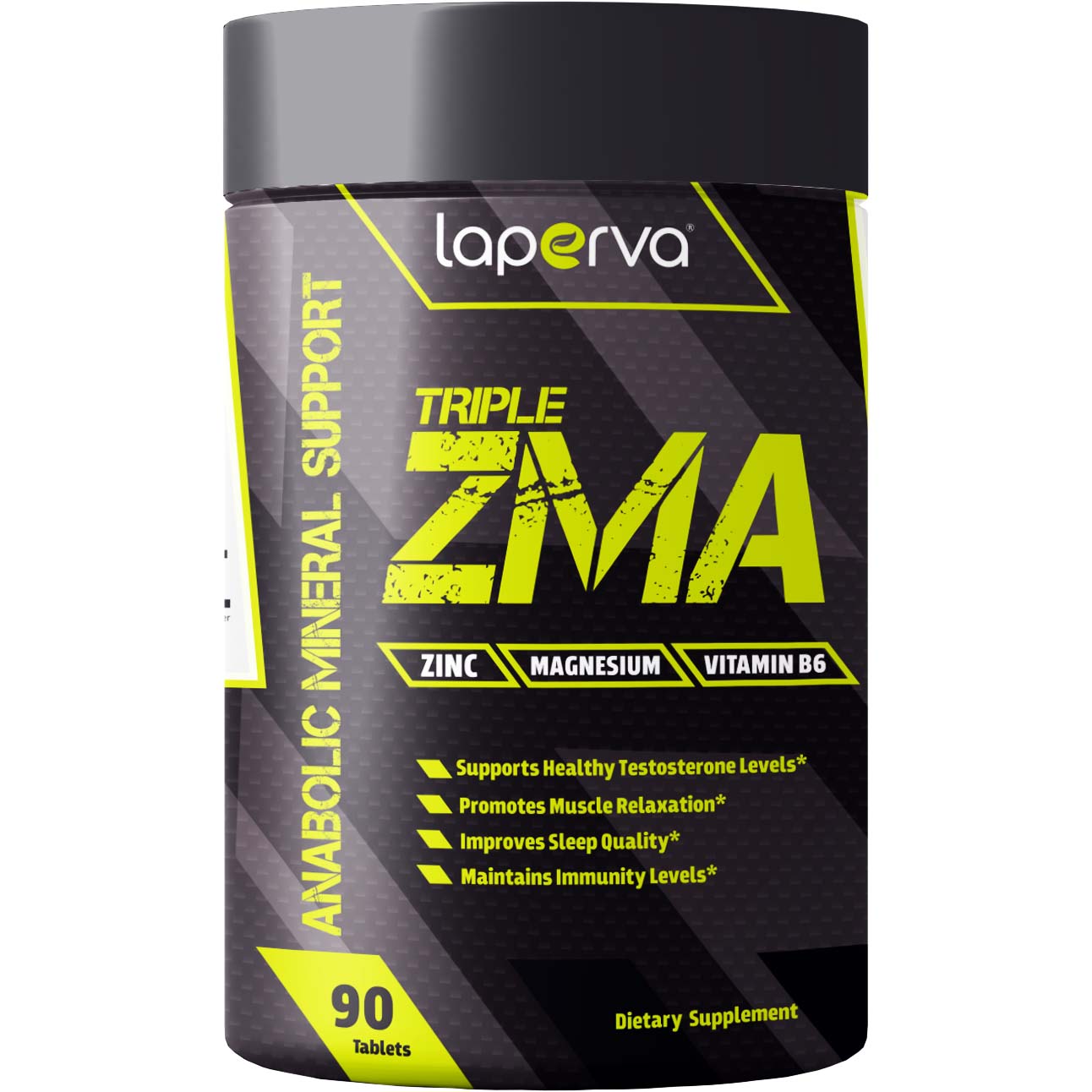 Laperva Triple ZMA, 90 Tablets, Maintains Testosterone Levels, Supports the Nervous System