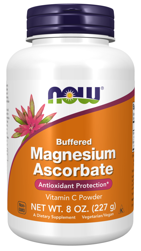 Now Magnesium Ascorbate, 227 Gm, Buffered, Vitamin C Powder