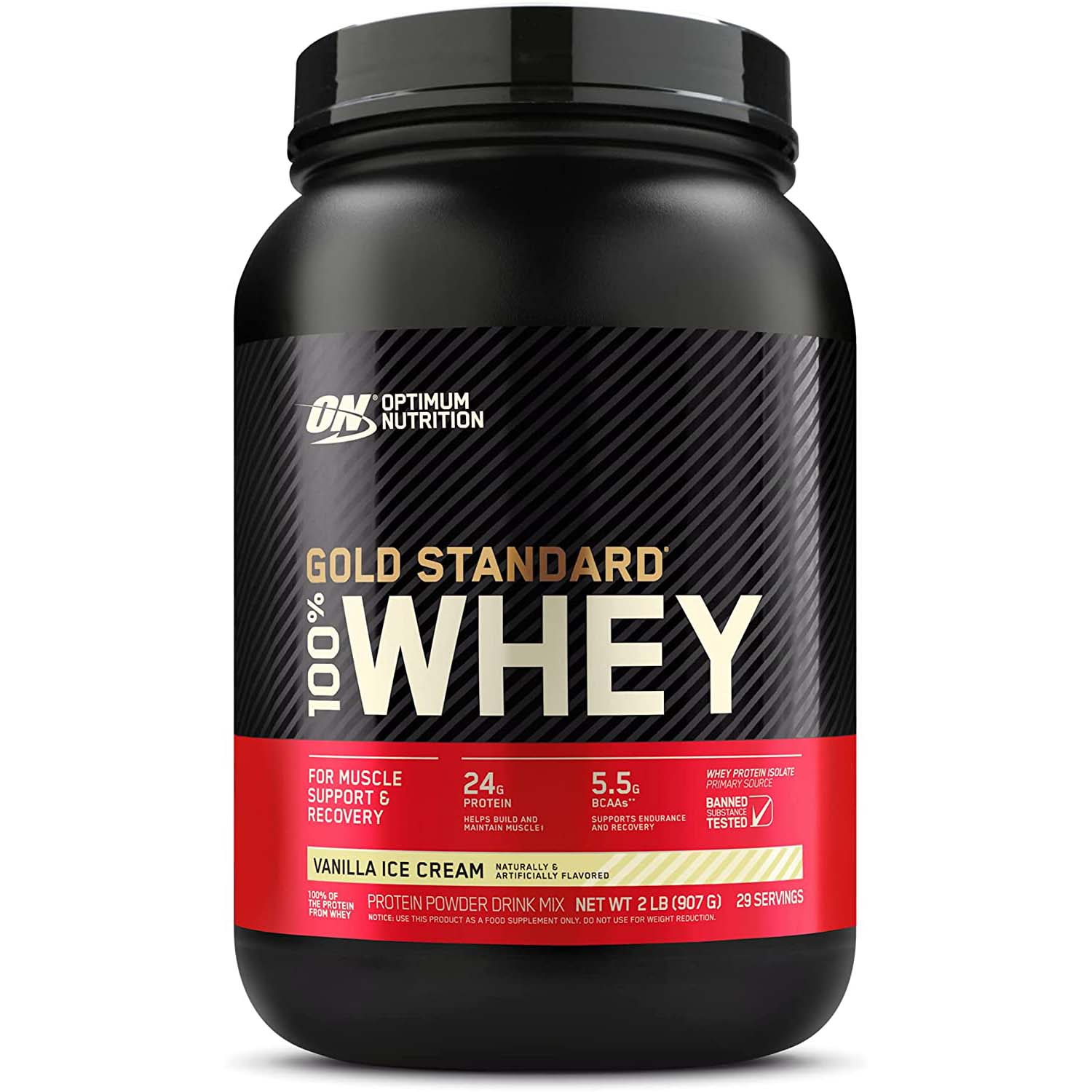 Optimum Nutrition Gold Standard 100% Whey Protein,2 LB