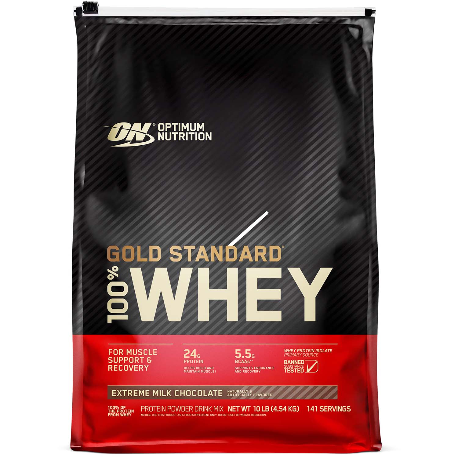 Optimum Nutrition Gold Standard 100% Whey Protein, 10 LB