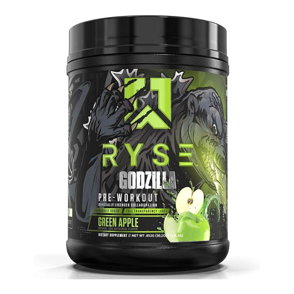 RYSE Godzilla Pre Workout, 1.9 LB, Pump & Energy, Strength & Focus