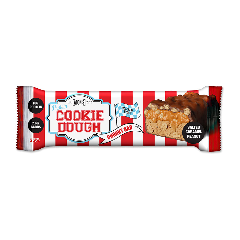 Adonis Protein Cookies Dough Bar, 1 Bar, 15g Protein