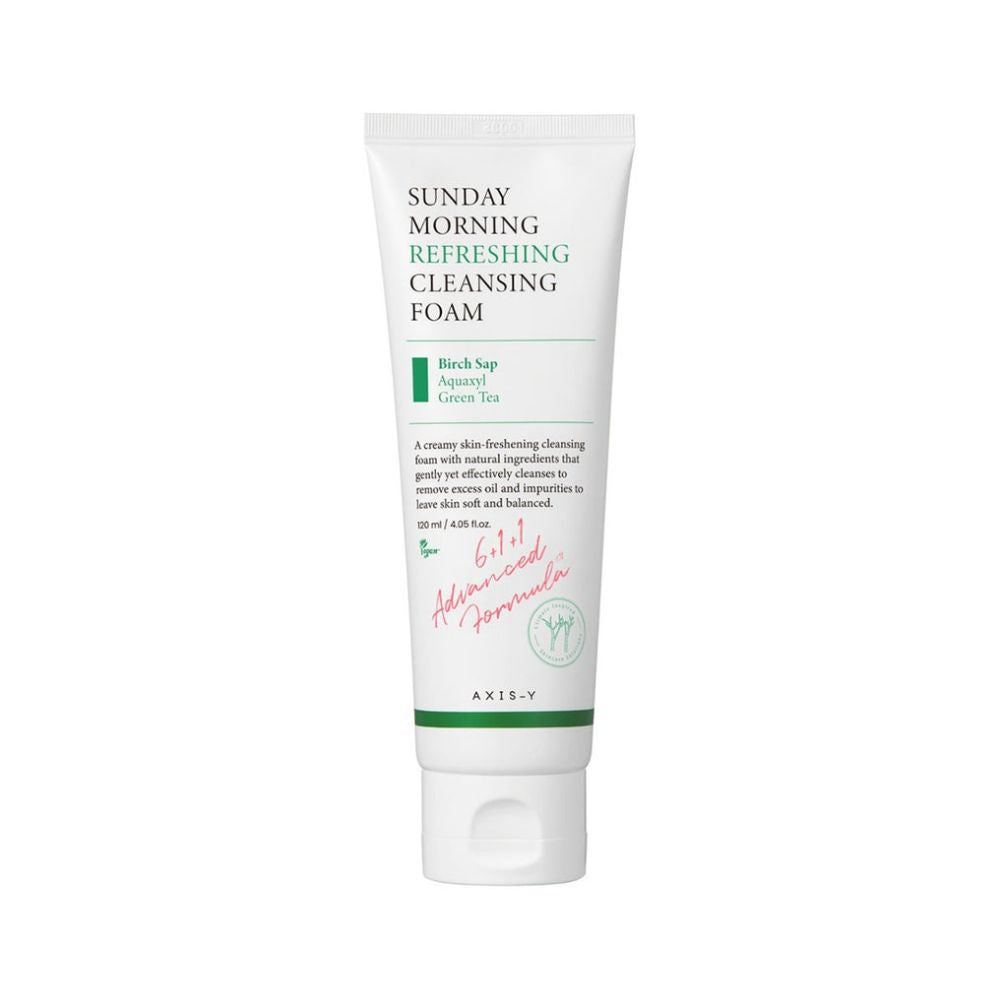 AXIS-Y Sunday Morning Refreshing Cleansing Foam, 120 ML, Leaves Skin Soft