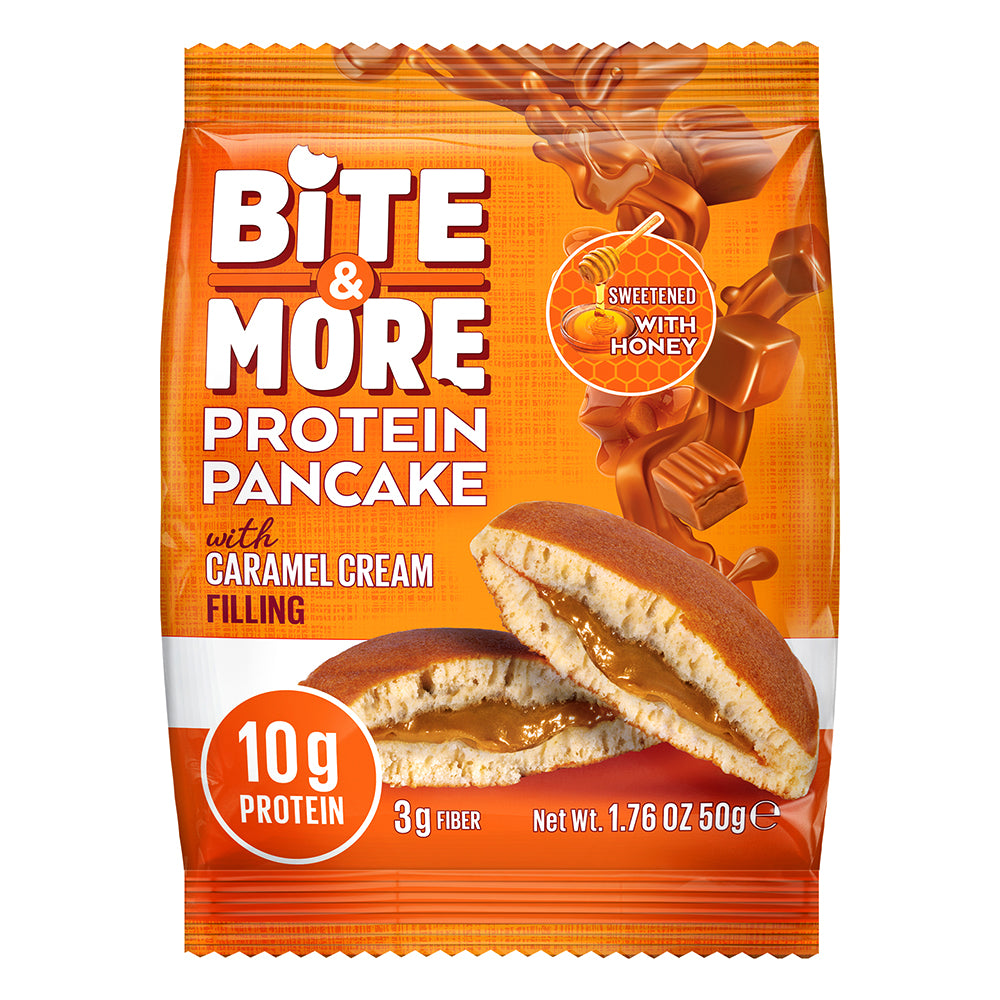 Bite & More Protein Pancake, 1 Piece, 10g Protein, High in Fibers