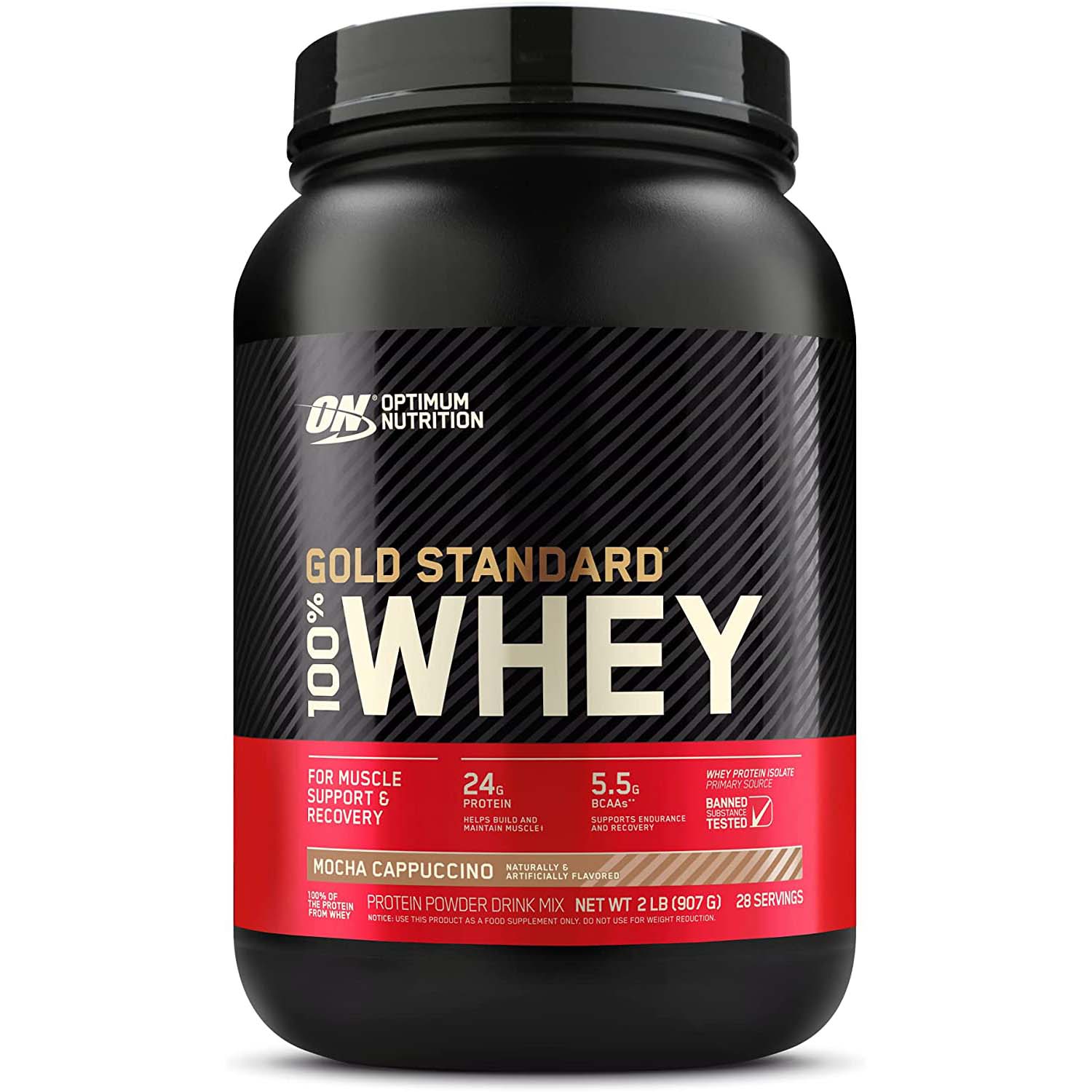 Optimum Nutrition Gold Standard 100% Whey Protein,2 LB