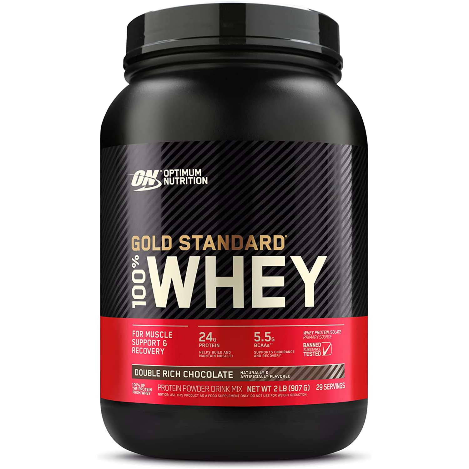 Optimum Nutrition Gold Standard 100% Whey Protein,2 LB