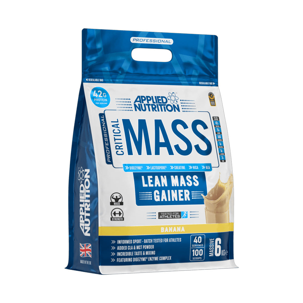 Applied Nutrition Critical Mass Lean Mass Gainz, 6 Kg, 42 G Protein Per Serving