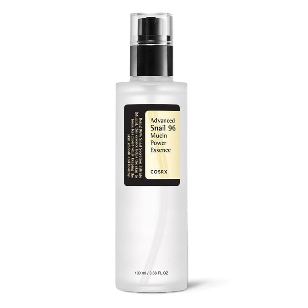 Cosrx Advanced Snail 96 Power Essence, 100 ML, Soothes Damaged Skin, Reduces Dark Spots and Scars