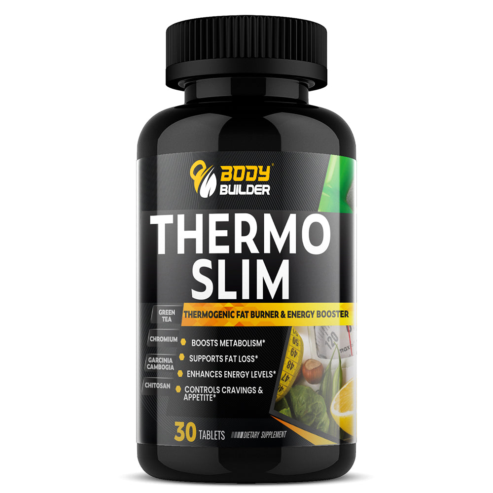 Body Builder Thermo Slim, 30 Tablets, Thermogenic Fat Burner, Metabolism Support