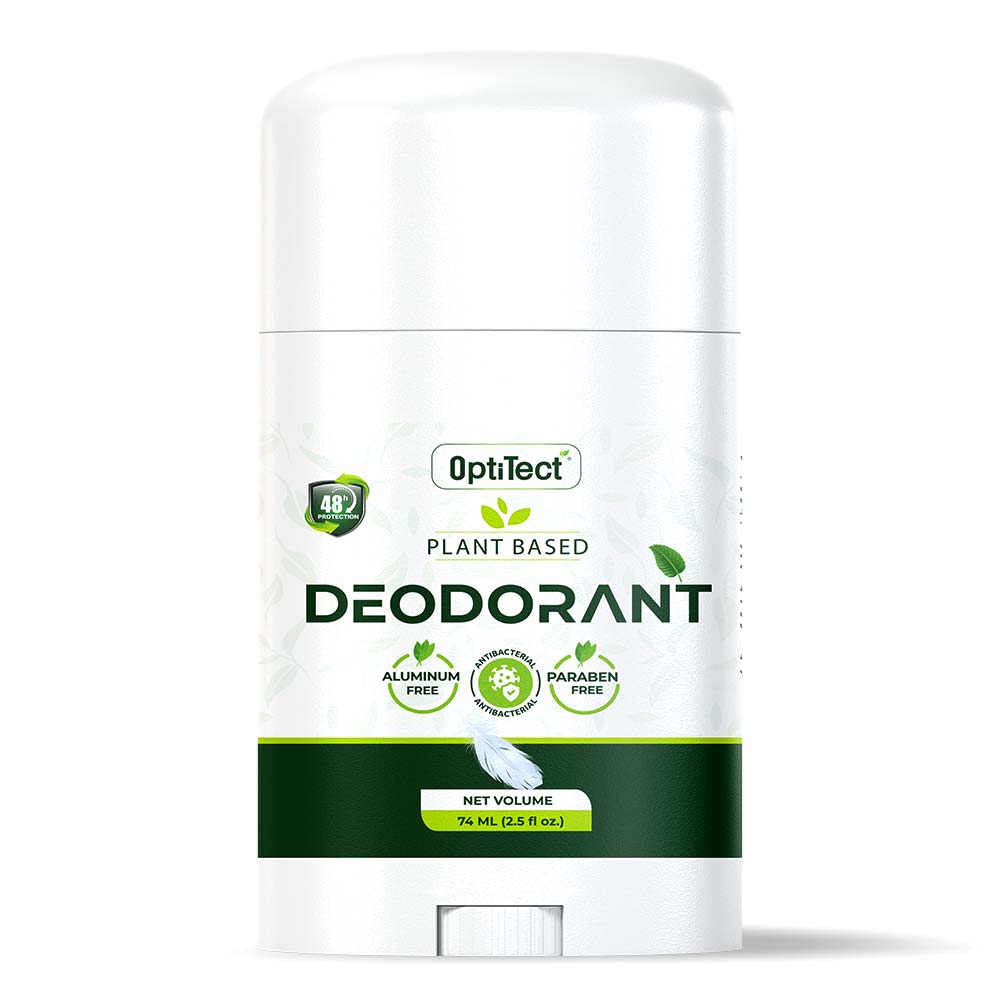 Optitect Plant Based Deodorant, 1 Piece, Natural Ingredients, 48-hour Protection