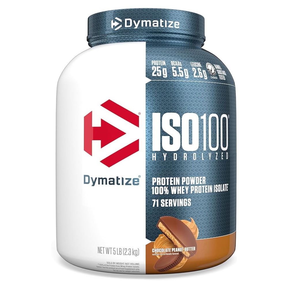 Dymatize ISO 100 Hydrolyzed whey protein isolate 5 LB, Gain in Muscle Size and Strength