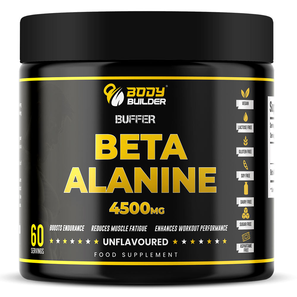 Body Builder Beta Alanine, Unflavored, 270 gm, Boosts Endurance, Reduces Muscle Fatigue
