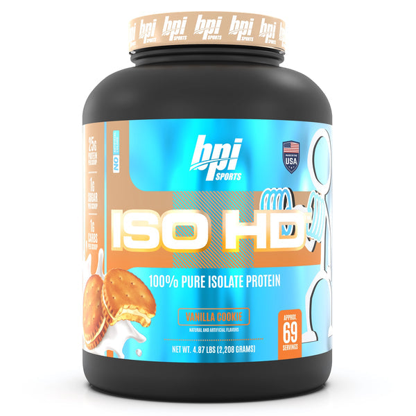 bpi Sports ISO HD, 4.9 Lb, 25g Protein Per Scoop, Build Lean Muscle