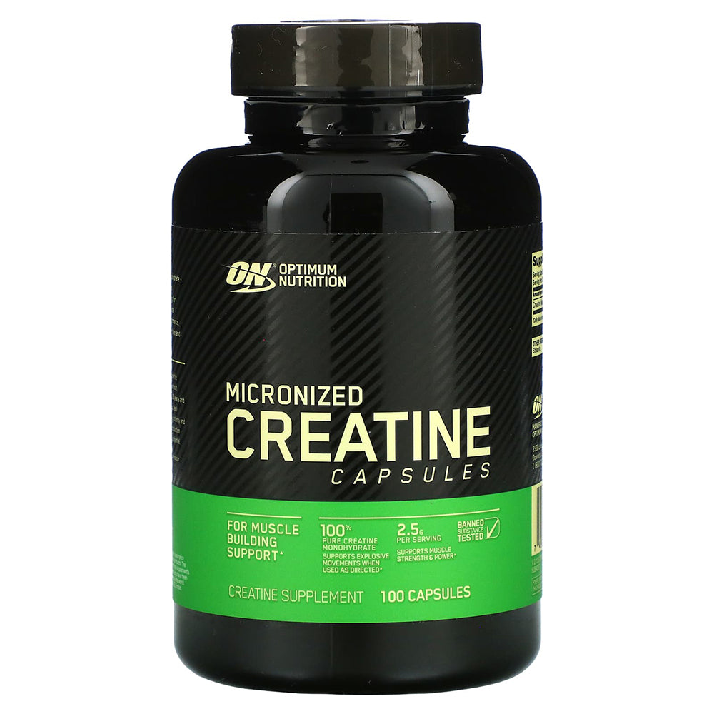 Optimum Nutrition Micronized Creatine Capsules, Pure Creatine Monohydrate