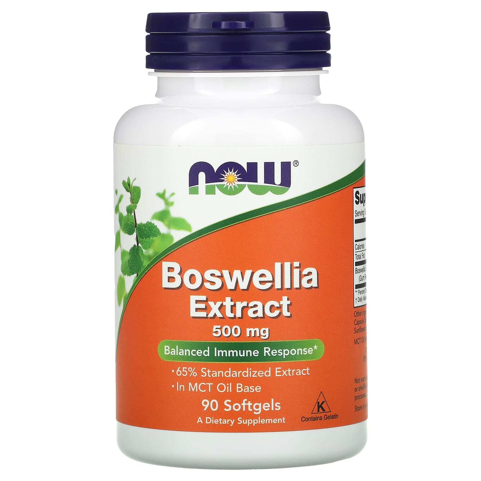 Now Boswellia extract, 90 Softgels, 500 mg, Antioxidant Activity, Support the Immune System