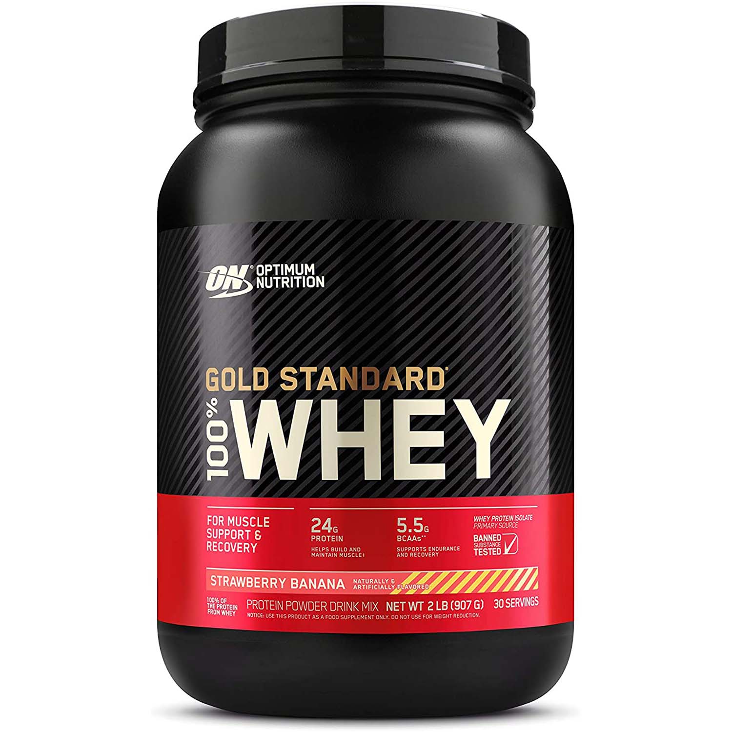 Optimum Nutrition Gold Standard 100% Whey Protein,2 LB