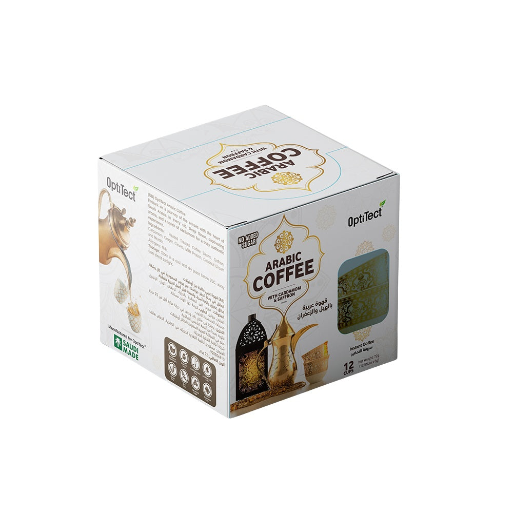 Optitect Arabic Coffee, 12 Sticks, Promotes Alertness and Improves Mood
