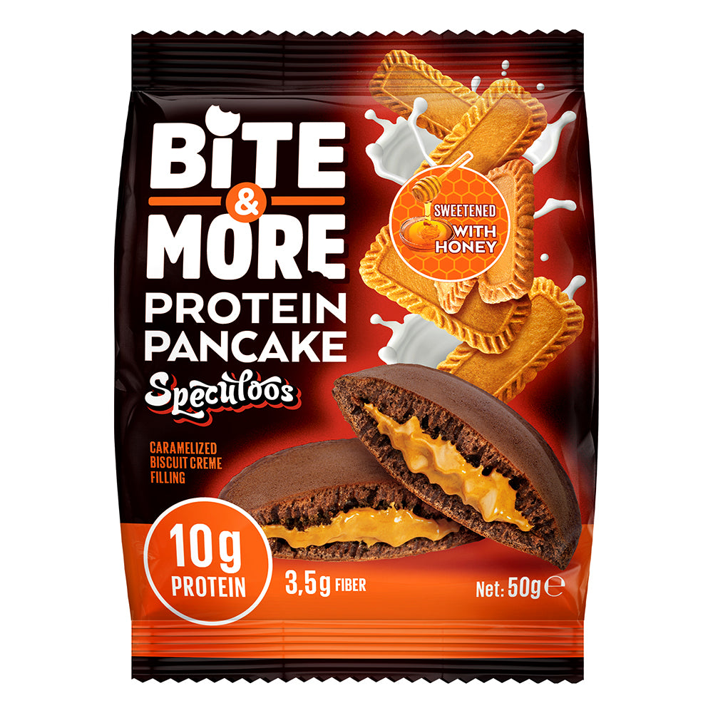 Bite & More Protein Pancake, 1 Piece, 10g Protein, High in Fibers