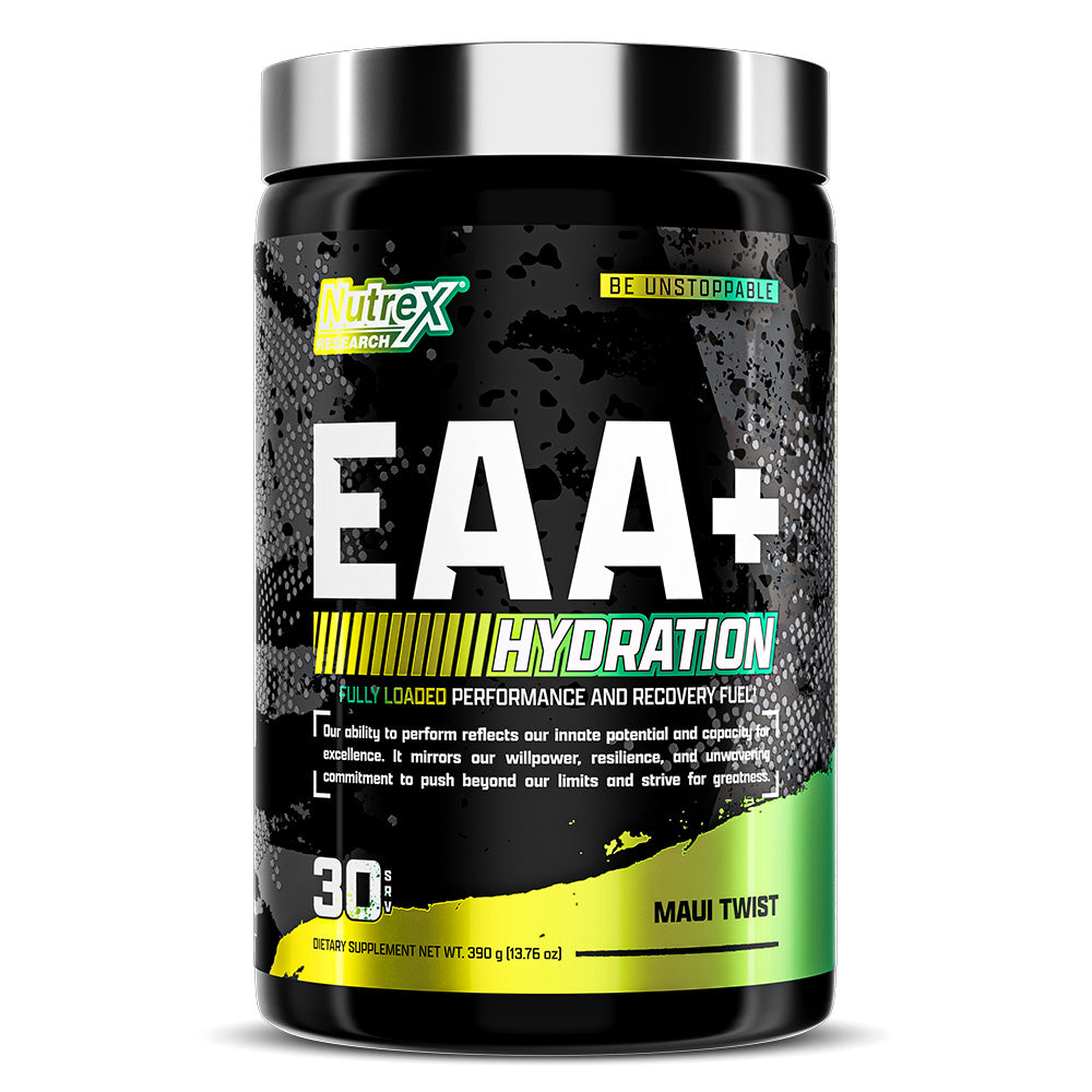 Nutrex EAA+ Hydration Refuel Build, Maui Twist, 30, Muscle Building, Endurance