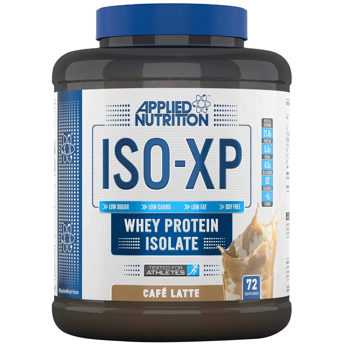 بروتين مصل اللبن المعزول ISO-XP 100% من Applied Nutrition، بنكهة لاتيه كافيه، 1.8 كجم