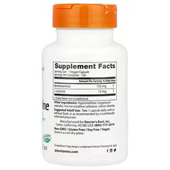 Doctor's Best Benfotiamine, 120 Veggie Capsules, 150 mg, Supports Glycemic Balance