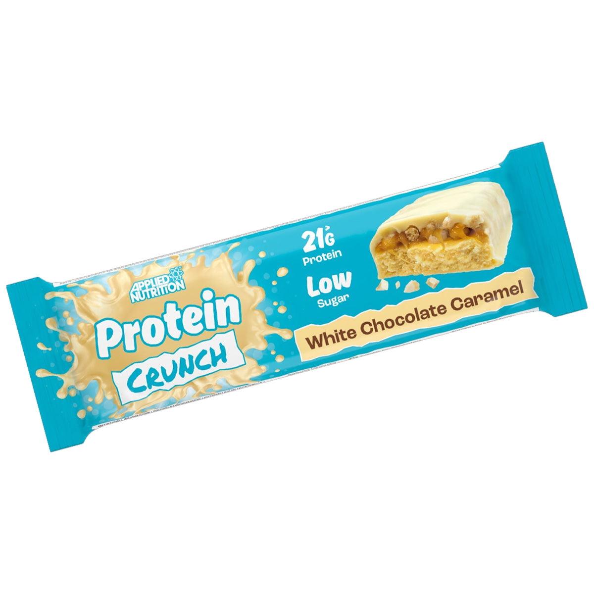 Applied Nutrition Protein Crunch Bar, White Chocolate Caramel, 1 Bar, 21g > Protein