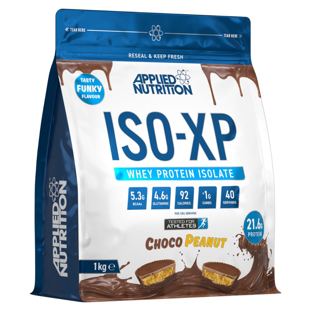 Applied Nutrition ISO-XP 100% Whey Protein Isolate, Chocolate Peanut, 1 kg