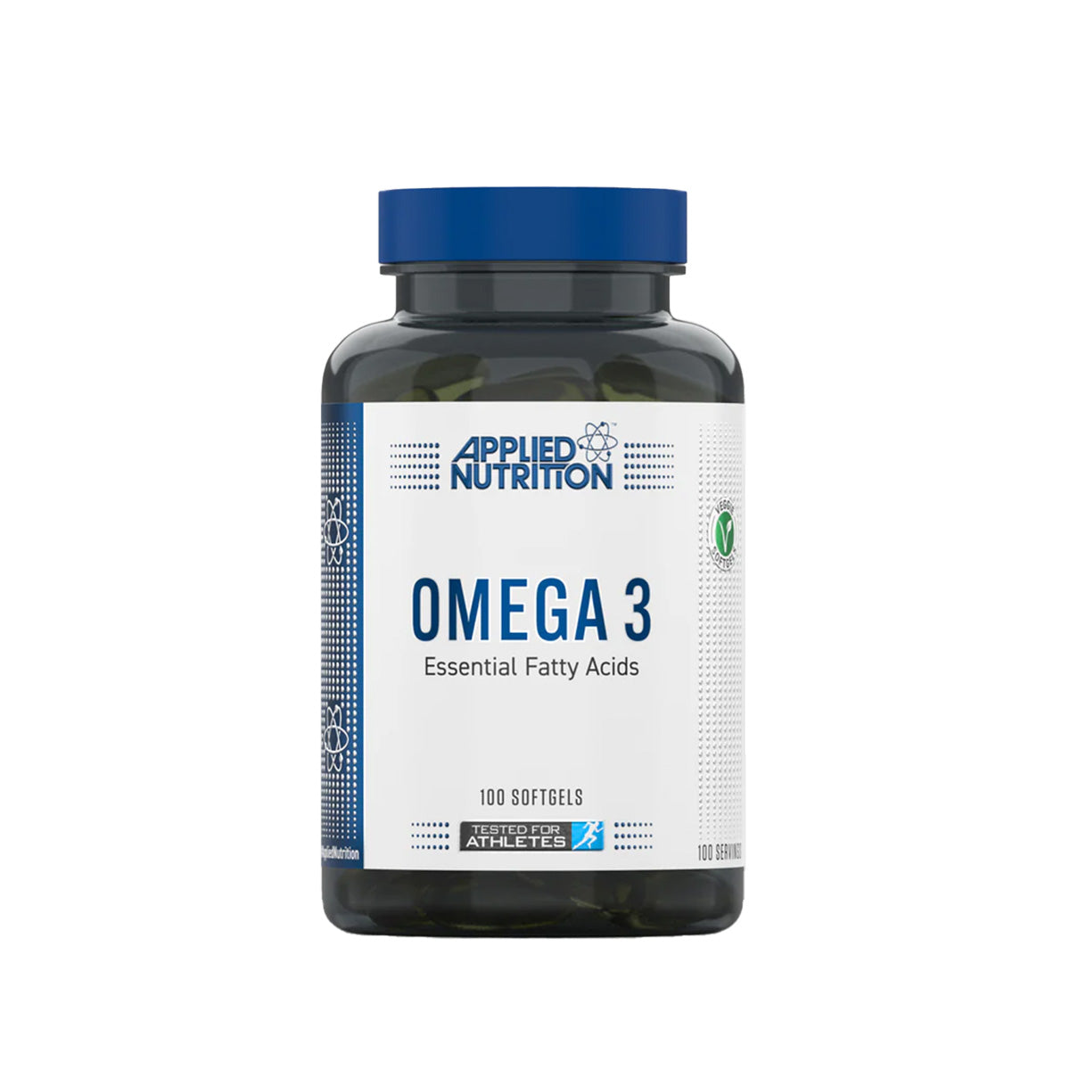 Applied Nutrition Omega 3, 100 Softgels, Supports Heart Health, Improves Brain Function