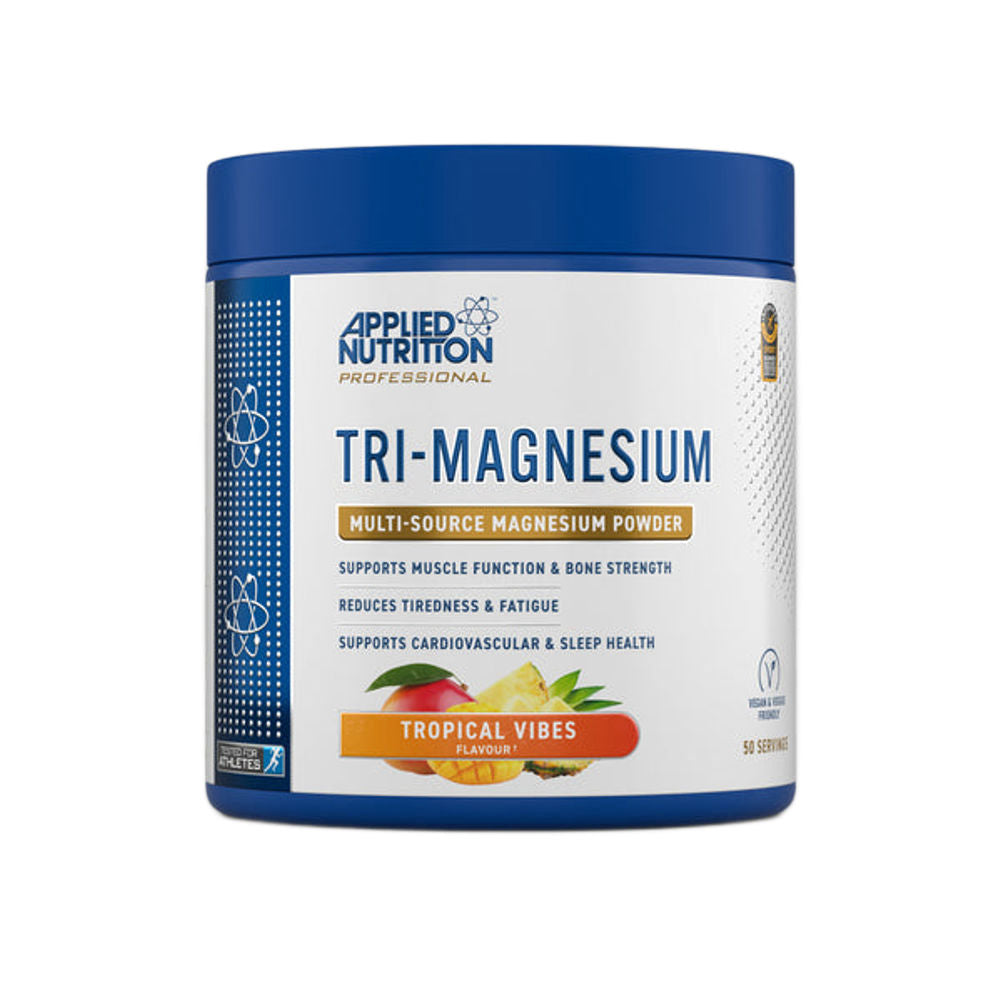 Applied Nutrition tri-magnesium Powder, Tropical Vibes, 200 Gm, Reduce Tiredness & Fatigue