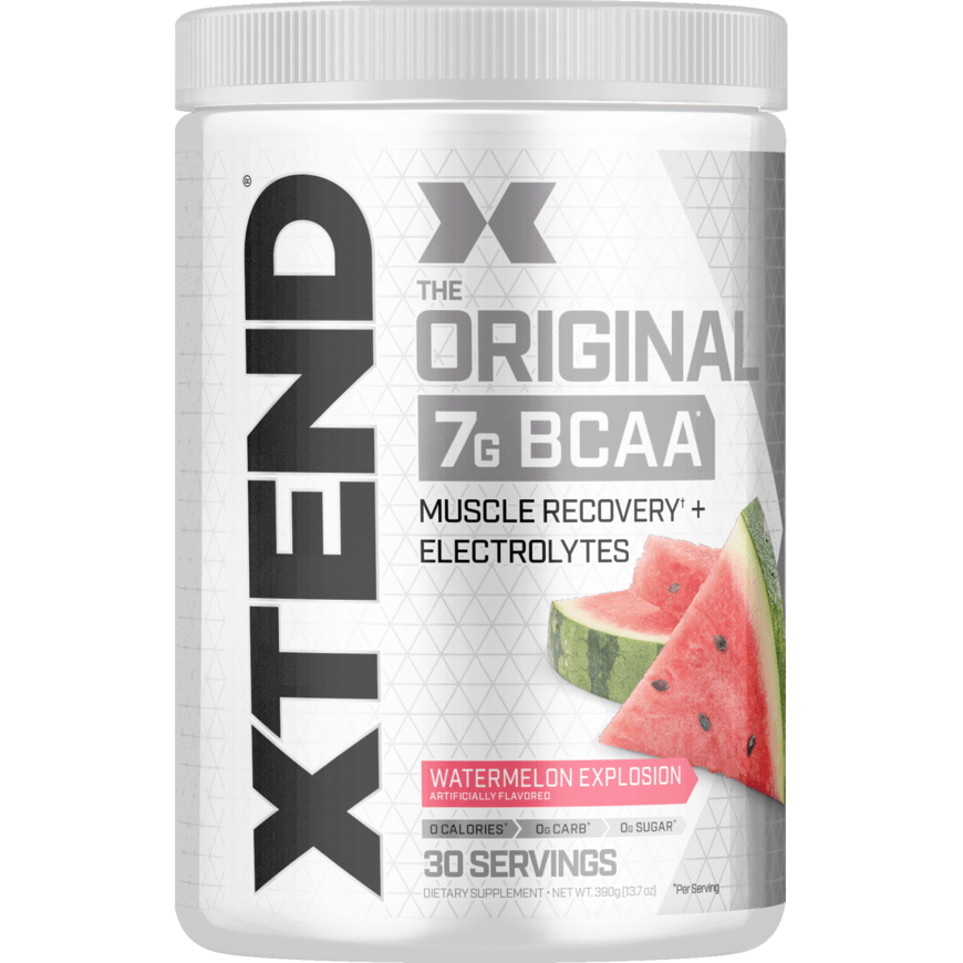 Xtend Original BCAA, Watermelon Explosion, 30, 7G BCAAs - In 2:1:1 Ratio