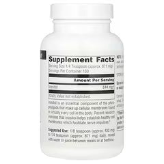 Source Naturals Pure Inositol, 2 Oz, Aids in the Metabolism, Support Energy Metabolism