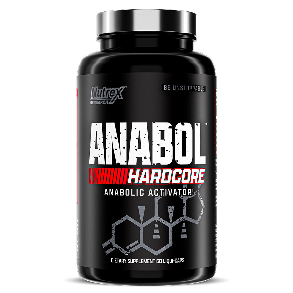 Nutrex Research Anabol Hardcore, 60 Capsules, Promotes the Synthesis of Muscle Proteins