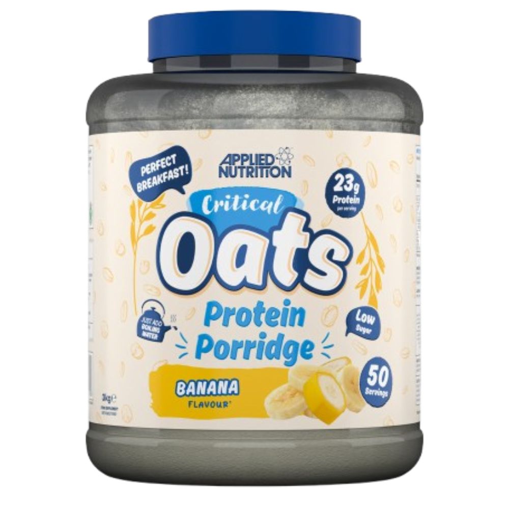 Applied Nutrition Critical Oats Protein Porridge, Banana, 3 Kg, 23 G of Protein