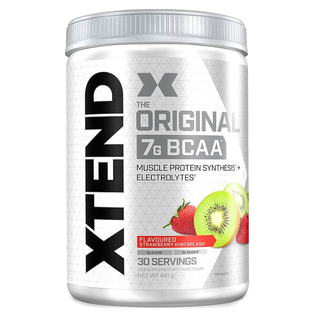 Xtend Original BCAA، Strawberry Kiwi Splash، 30، 7 جرام BCAAs - بنسبة 2:1:1 