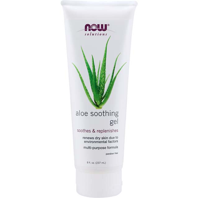 Now Aloe Soothing Gel, 237 Ml, Renews Dry Skin, Contains Vitamin E Help to Soothe Skin